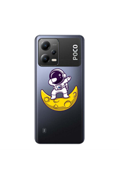 Other Xiaomi Poco X5 Astronaut on the moon Transparent Silicone TPU Θήκη