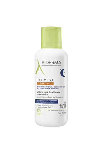 A-DERMA Exomega Control Επανορθωτική Μαλακτική Κρέμα Νύχτας 400ML
