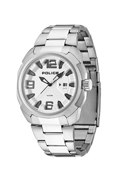 Police Texas Men's Quartz Watch with White Dial Stainless Steel Bracelet P138...