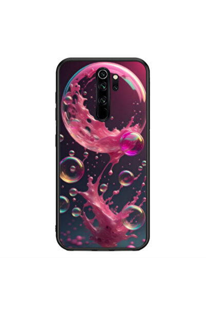 Other Xiaomi Redmi Note 8 Pro Pink balloon Black Glossy Θήκη
