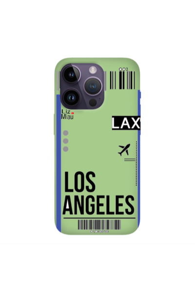 Other Apple iPhone 14 Pro Max Los angeles Light Green Colored Silicone TPU Θήκη