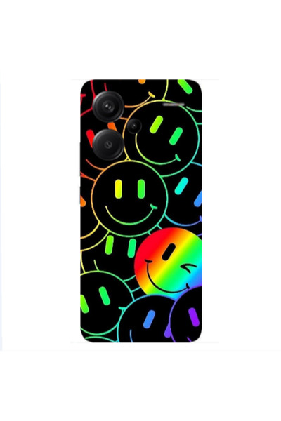 Other Xiaomi Redmi Note 13 Pro+ 5G Rainbow Smile Transparent Silicone TPU Θήκη