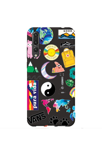 Other Huawei P20 Pro Vans Black Colored Silicone TPU Θήκη