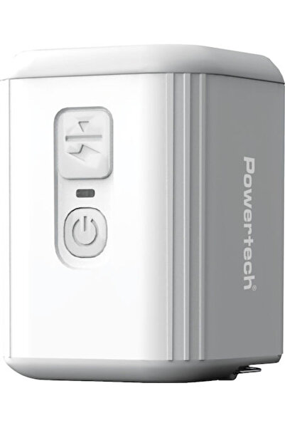 POWERTECH Επαναφορτιζόμενη Ηλεκτρική Αντλία για Φουσκωτά Λευκή