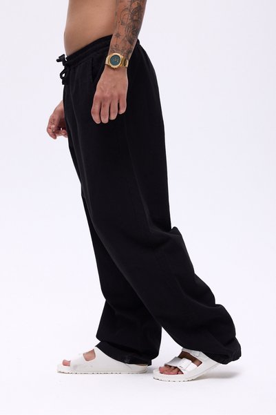 Unreal Co Bel Lastikli Baggy Keten Pantolon