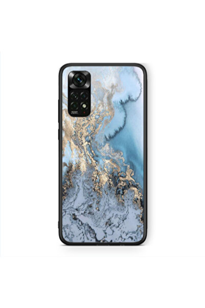Other Xiaomi Redmi Note 11 Pro 5G Marble Gold Design Black Glossy Θήκη