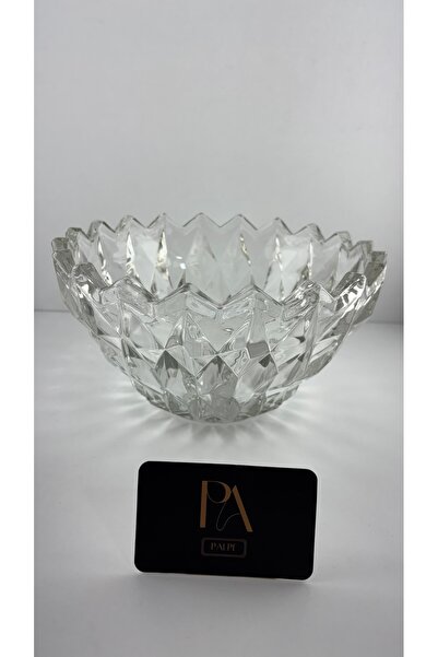 Palpe Decorative Serving Glass Covered Cake Dish Storage Container Cookie Bow...
