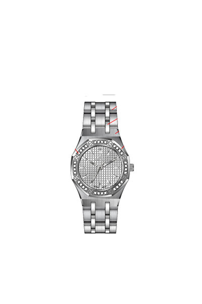 Seen Time Sine Time Women's Watch Hexagonal Design with Rhinestones