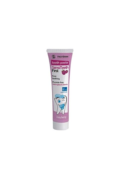 Frezyderm Sensiteeth First 6M Οδοντόκρεμα Χωρίς Φθόριο - Βρεφική Οδοντόκρεμα