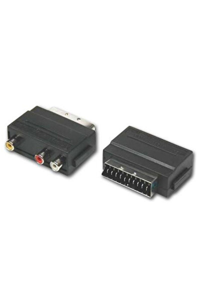 Zapex Scart Adaptör/ 3Rca to Scart (5'li Paket)