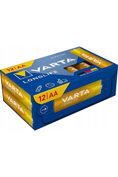 Varta Μακράς διάρκειας αλκαλικές μπαταρίες AA 1.5V 12 τεμάχια