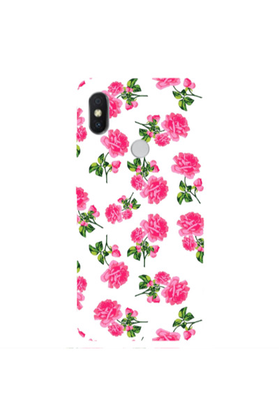 Other Xiaomi Redmi S2 Roses White Transparent Silicone TPU Θήκη