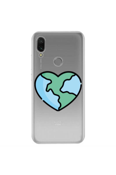 Other Xiaomi Redmi Note 7 World in my heart Transparent Silicone TPU Θήκη