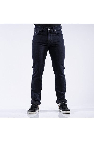 Cabellina Cabell 621-1621 blue black Ανδρικό Ελαστικό Παντελόνι Τζίν Σε Ίσια ...