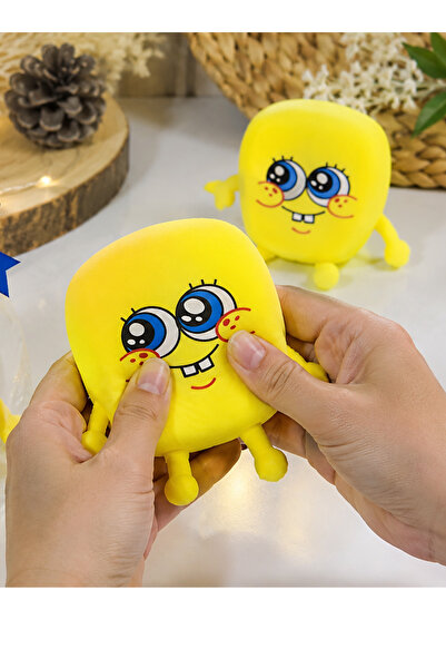 UĞURDAN Sünger Bob Yumuşak Sıkma Stres Oyuncağı Squishy Sukuşi Elastik Anti S...