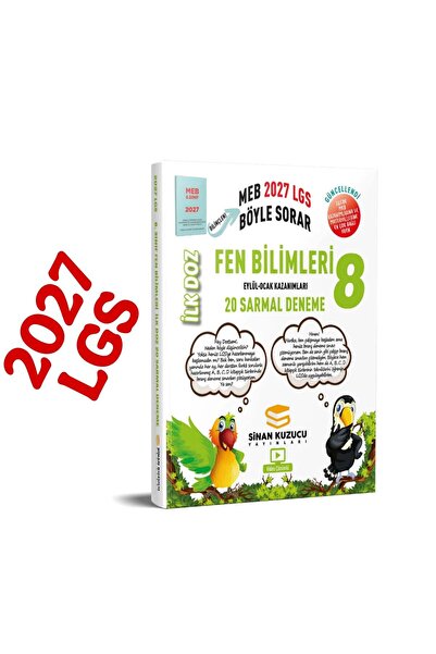 SİNAN KUZUCU YAYINLARI 8. Sınıf | İlk Doz Sarmal Branş Denemeleri FEN BİLİMLE...