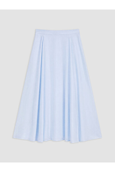 LC Waikiki Rmz Gi̇yi̇m Farkiyla High Waist A-Line Skirt