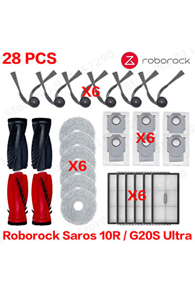 Choice7 مجموعة قطع غيار روبوروك ساروس 10R / G20S ألترا للمكنسة الكهربائية: فر...