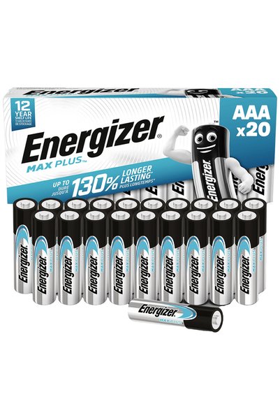 energizelab Set 20 baterii AAA ENERGIZER MAX PLUS ALKALINE POWER UPN-182332