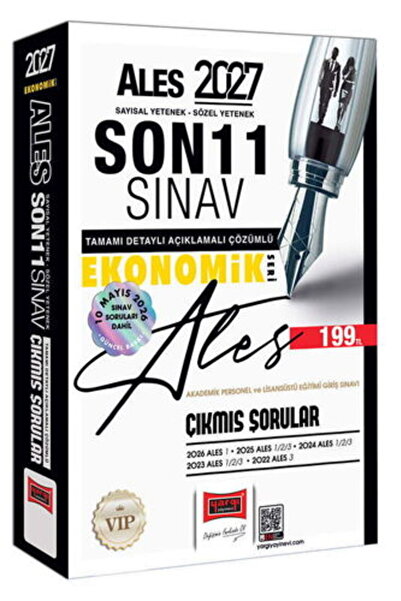 Yargı Yayınları Yargı 2027 ALES Son 11 Sınav Çıkmış Sorular Çözümlü Ekonomik ...