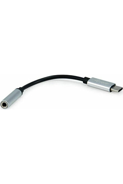 EQUIP Convertor USB-C tată la 3.5mm mamă Argintiu 1 buc.