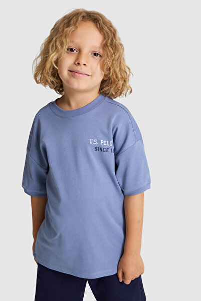 U.S. Polo Assn. Boy's Indigo Crew Neck T-Shirt 50327030-Vr028