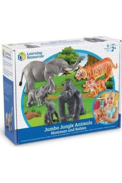 Learning Resources Figurină Jumbo Mamă și Bebeluș Animale din Junglă Ler0839