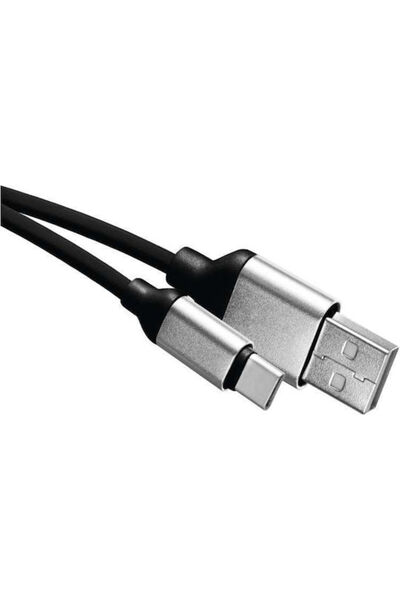OEM Cablu USB 2.0 USB-C tată - USB-A Negru 1m