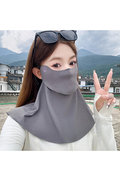 Choice1 dark gray Drinking Water, Neck Protection, Sun Protection, Ice Silk M...