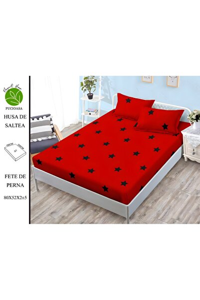 naniland.ro Husă de Pat Finet 2 Persoane 3 Piese cu Elastic 180x200 cm, Model...