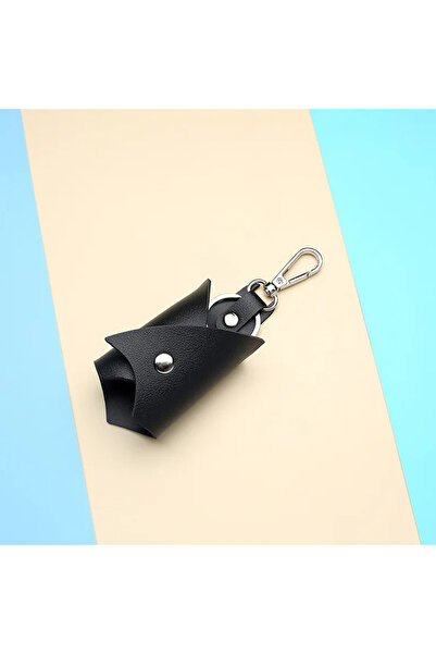 Choice black Superhero Bruce Wayne Cosplay Key Chain Leather Black Bat Pendan...