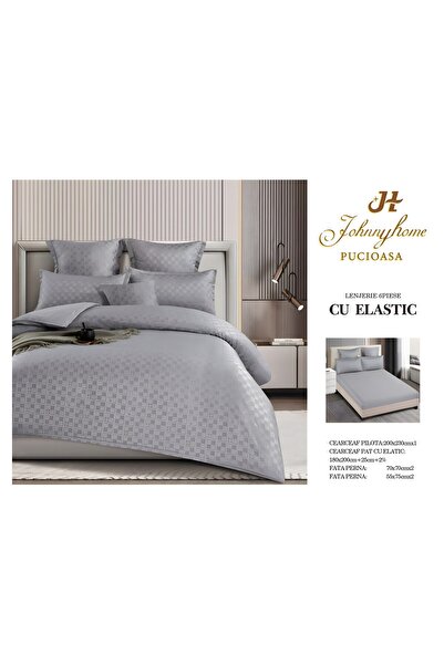 naniland.ro Lenjerie de Pat Finet Carouri 2 Persoane 6 Piese cu Elastic 180x2...