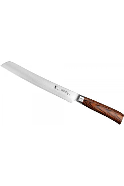 Tamahagane Cutit de paine, Tamahagane, Inox, 23 cm, Argintiu/Maro