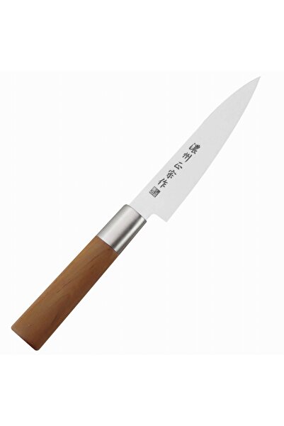 Satake Cutit de bucatarie Satake, 12 cm, Otel inoxidabil, Lemn, AArgintiu, Maro