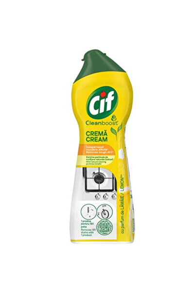 Cif Crema de Curatat cu Parfum de Lamaie - Cream Lemon, 250 ml
