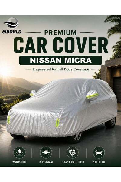 zeetwo Waterproof UV Resistant Full Car Cover for Nissan Micra - All Weather ...