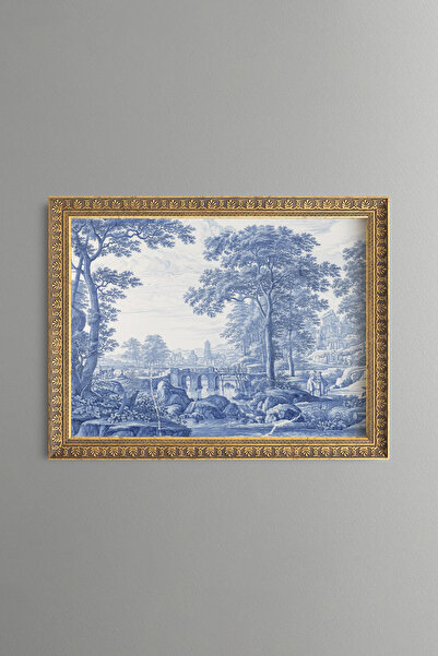 epiqart Italian Landscape - Vintage Patterned Painting - Fine Model