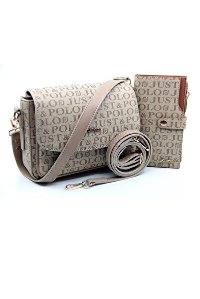 Just Polo Kum Medium Size 3 Compartments Two Straps Women's Hand & Shoulder B...