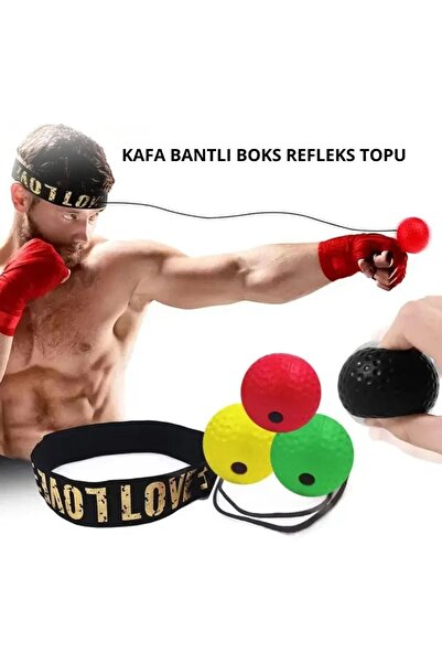 PLTECH Kafa Bantlı Boks Refleks Topu – Ayarlanabilir Headband, Hız, Koordinas...
