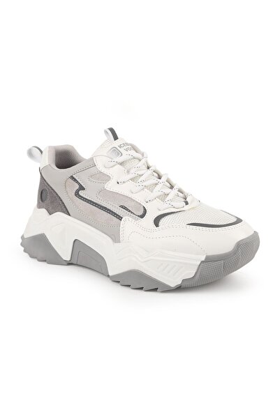 LBR Women's Sneaker Casual Chunky Lace-Up Thick Sole Cushioned Walking Shoes ...