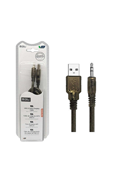 sgl Καλώδιο ήχου - 1S01 - USB-A male/Jack 3.5mm male - 1.5m - 097541