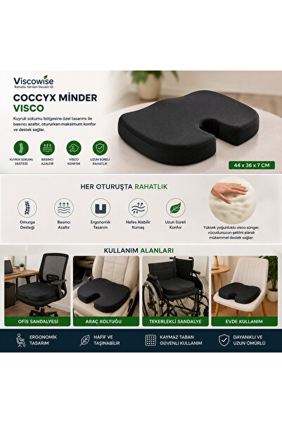 COCCYX MINDER VISCO/44*36*7 CM (ÇANTALI)