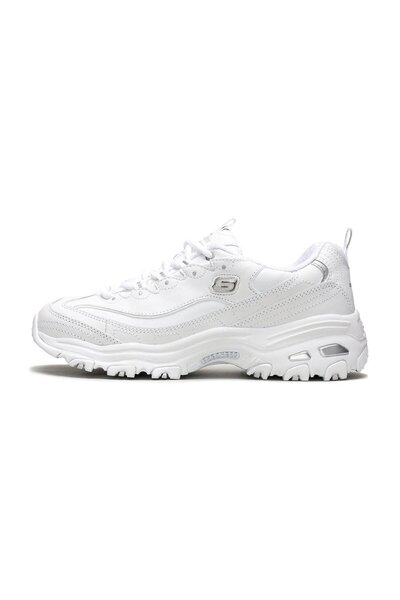 SKECHERS 11931 D'Lites Fresh Start Sneakers White-Silver Juststep