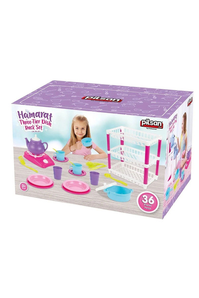 PİLSAN 03 337 3 Tier Hamarat Kitchen Set