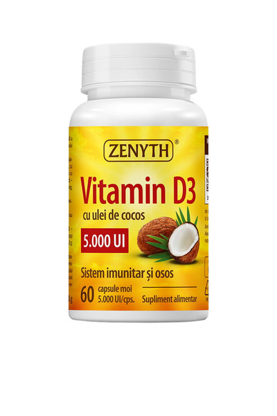 ZENYTH Vitamin D3 5000UI 60cps moi