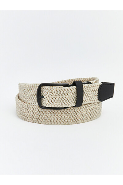 LC Waikiki Timeless Clothing & Timeless Choices Knitted Embroidered Men's Belt