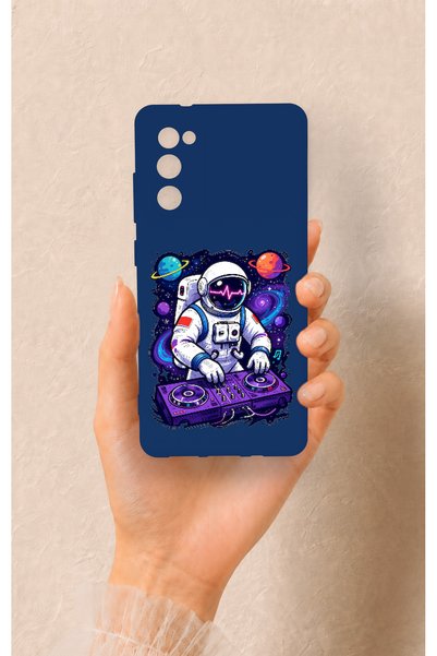 Vip Case Samsung S20Fe Compatible Astronaut Dj Patterned Silicone Case