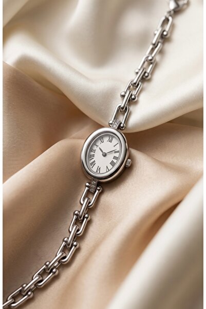 KLISHE Tifany Women's Steel Watch Silver Color Vintage Elegant Old Money Styl...