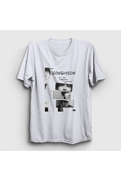 Presmono Unisex White Seonghyeon K-Pop Cortis T-Shirt 614024Tt