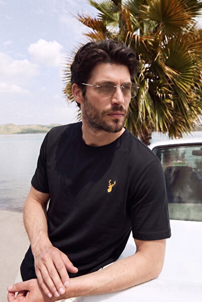 GENIUS STORE Men's T-Shirt 100% Cotton Single Jersey Crew Neck Comfortable Fi...